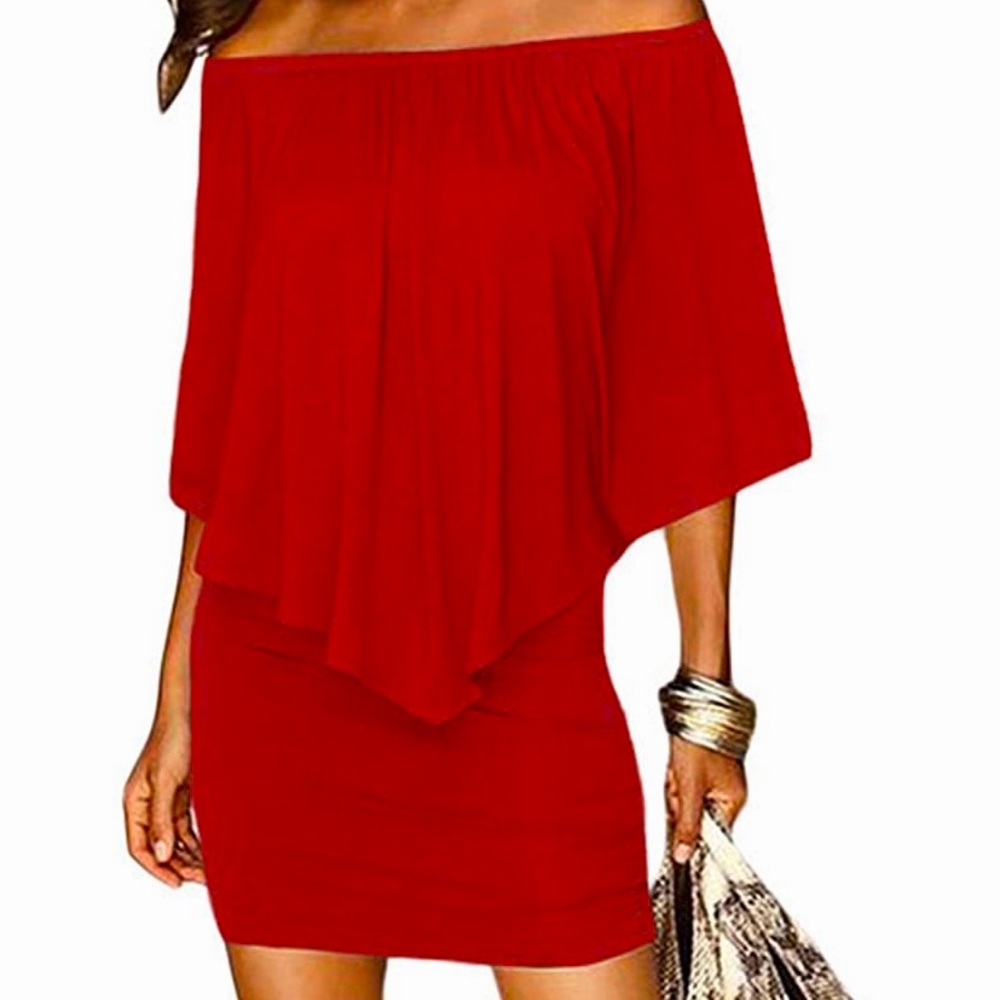 Off-Shoulder Bodycon Dress